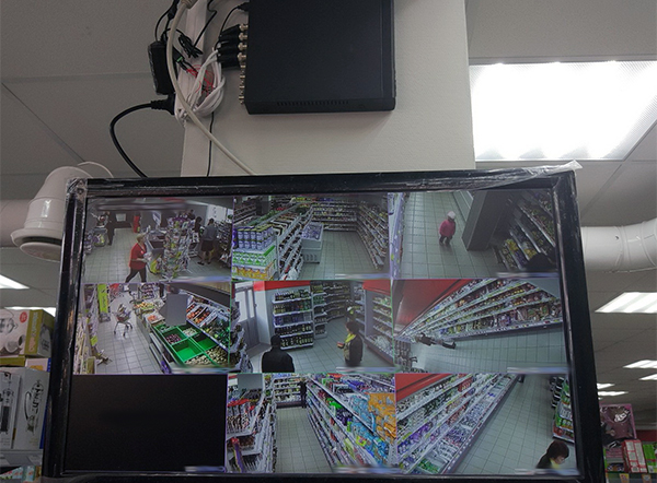 Установка видеонаблюдения в магазине